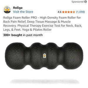 Black Foam Roller PRO